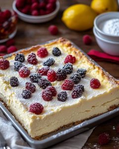 Zapekanka (Ukrainian Cheesecake)