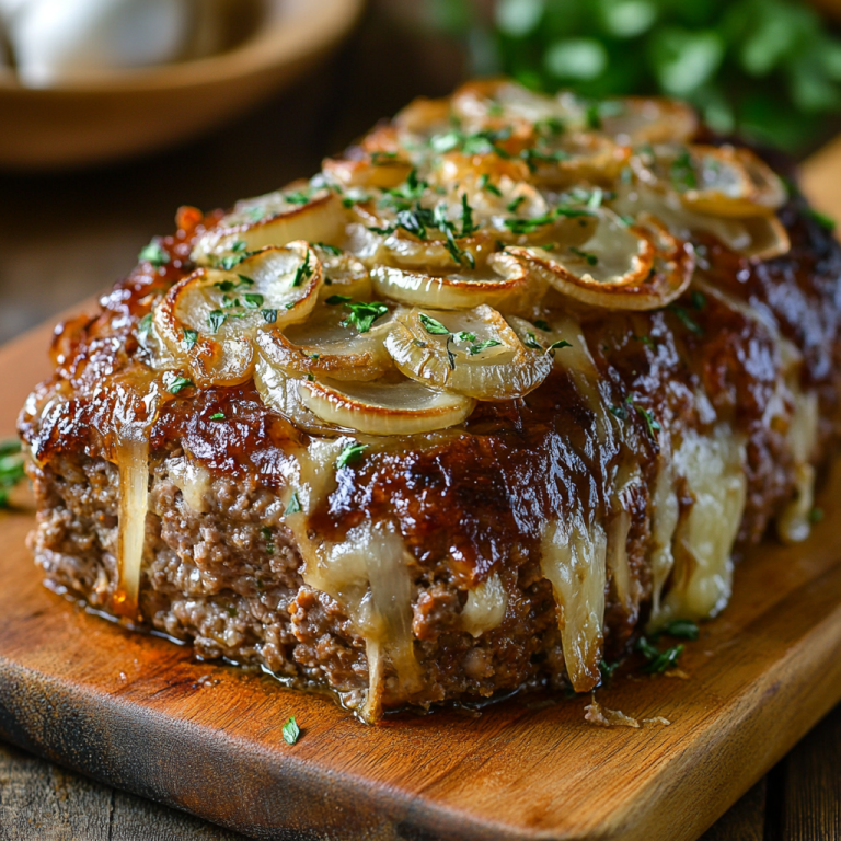 French Onion Meatloaf